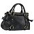 Borsa a mano Miu Miu in pelle nera tono oro Auth 195427 Nero