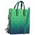 LOUIS VUITTON Taurillon Clemence Illusion Sac Plat XS Verde M81221 Auth 193755SM Blu
