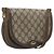 Gucci Borsa a Spalla GG Supreme PVC Beige Oro Auth 195645 D'oro