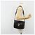 Céline Sac à épaule en cuir noir et or Auth 194233 Doré - vue 24