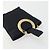 Céline CELINE Circle Pouch Canvas Black Gold Auth 195098A Nero D'oro - vista 6