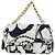 Borsa a tracolla con catena CHANEL Matelasse Satin 2way White Gold CC Auth 195250M Bianco D'oro - vista 13