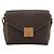 Céline Borsa a tracolla CELINE Macadam PVC Pelle Marrone Tono Oro Auth 196129 - vista 13