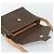 Céline Borsa a tracolla CELINE Macadam PVC Pelle Marrone Tono Oro Auth 196129 - vista 18
