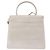 Borsa LOEWE Barcelona in pelle 2way Argento Auth ka5685V - vista 2