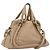 Chloé Borsa a Mano Chloe Paraty in Pelle 2 in 1 Beige Oro Auth 195425A