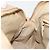 Chloé Borsa a Mano Chloe Paraty in Pelle 2 in 1 Beige Oro Auth 195425A - vista 22