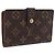 LOUIS VUITTON Monogram Porte Monnaie Billets Viennois Wallet M61663 Auth 180963A Monograma