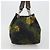 Borsa Tote Miu Miu Canvas Green Silver Auth 195073A Argento Verde - vista 3