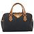 Borsa Boston SAINT LAURENT PVC Nero Oro Auth bs36716 D'oro - vista 13