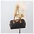Borsa Boston SAINT LAURENT PVC Nero Oro Auth bs36716 D'oro - vista 20