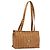 Borsa Tote MCM Vicetos PVC Pelle Marrone Tono Oro Auth 195384