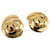 Orecchini CHANEL metallo Gold CC Auth 195950V D'oro