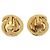 Orecchini CHANEL metallo Gold CC Auth 195950V D'oro - vista 2