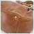 Borsa a mano in pelle Miu Miu con nastro 2 in 1 marrone oro Auth 195137V D'oro - vista 16