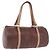 Borsa a mano ETRO Paisley in pelle marrone tono oro Auth 195784