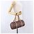 Borsa a mano ETRO Paisley in pelle marrone tono oro Auth 195784 - vista 20