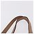 Borsa a mano ETRO Paisley in pelle marrone tono oro Auth 195784 - vista 8
