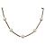 Collana CHANEL Metallo Tono Oro Bianco CC Auth bs36551