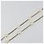 Collana CHANEL Metallo Tono Oro Bianco CC Auth bs36551 - vista 5