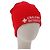 Chrome Hearts Gestrickte Wollkappe Rot Auth 196785M
