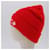 Chrome Hearts Gestrickte Wollkappe Rot Auth 196785M - Ansicht 3