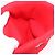 Chrome Hearts Gestrickte Wollkappe Rot Auth 196785M - Ansicht 9