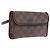 LOUIS VUITTON Damier Ebene Pochette Florentine Borsa a Vita N51856 LV Auth 196194
