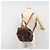 Céline Zaino CELINE Macadam PVC Leather Brown Gold Tone Auth 194199 Marrone - vista 26