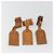 LOUIS VUITTON Etichetta per nome Powanie 10 Set Powanie Leather Beige LV Auth 191948 - vista 2