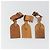 LOUIS VUITTON Etichetta per nome Powanie 10 Set Powanie Leather Beige LV Auth 191948 - vista 3