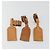 LOUIS VUITTON Etichetta per nome Powanie 10 Set Powanie Leather Beige LV Auth 191948 - vista 5