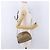 Borsa a tracolla FENDI Zucchino Canvas PVC Beige Auth 197102 - vista 20