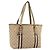 Borsa GUCCI GG Canvas Sherry Line Beige Gold 137396 Auth ka5582 D'oro