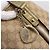 Borsa GUCCI GG Canvas Sherry Line Beige Gold 137396 Auth ka5582 D'oro - vista 10