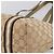Borsa GUCCI GG Canvas Sherry Line Beige Gold 137396 Auth ka5582 D'oro - vista 15