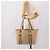 Borsa GUCCI GG Canvas Sherry Line Beige Gold 137396 Auth ka5582 D'oro - vista 22