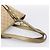 Borsa GUCCI GG Canvas Sherry Line Beige Gold 137396 Auth ka5582 D'oro - vista 7