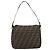 Borsa a tracolla FENDI Zucca Canvas Mamma Baguette Marrone Argento Auth 195494V - vista 2