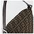 Borsa a tracolla FENDI Zucca Canvas Mamma Baguette Marrone Argento Auth 195494V - vista 6