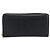 Portafoglio lungo SAINT LAURENT Cassandra in pelle nera e oro Auth 195906A Nero D'oro - vista 13