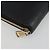 Portafoglio lungo SAINT LAURENT Cassandra in pelle nera e oro Auth 195906A Nero D'oro - vista 14
