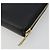 Portafoglio lungo SAINT LAURENT Cassandra in pelle nera e oro Auth 195906A Nero D'oro - vista 15
