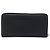 Portafoglio lungo SAINT LAURENT Cassandra in pelle nera e oro Auth 195906A Nero D'oro - vista 2