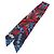 Hermès Twilly HERMES Foulard Seta Rosso Blu Auth 196847M