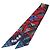 Hermès Twilly HERMES Foulard Seta Rosso Blu Auth 196847M - vista 6