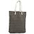 FENDI Zucchino Canvas Tote Bag Navy Silver 8BH006 Auth 194069 Silber Marineblau