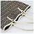 FENDI Zucchino Canvas Tote Bag Navy Silver 8BH006 Auth 194069 Silber Marineblau - Ansicht 6