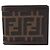 FENDI Zucca Canvas Bifold Wallet Black Brown Auth 195739V - view 13