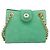 Autre Marque Borsa a tracolla con catena TIFFANY&Co. Camoscio Verde Oro Auth 195577 D'oro - vista 13